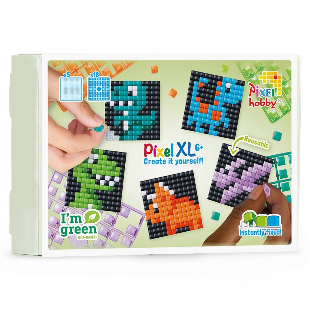 Pixelhobby Create it yourself XL thema box dinosaurus 27903, ., Dieren, Nieuw, Ophalen of Verzenden