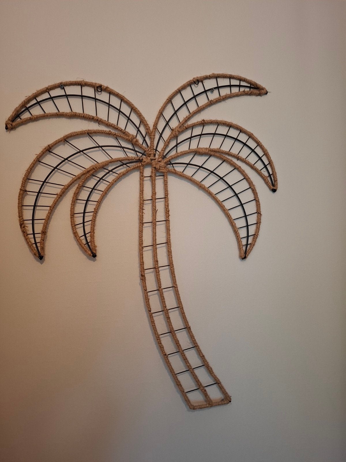 Leuke wanddecoratie palmboom, Ophalen, Wandhanger, Zwart, Zo goed als nieuw