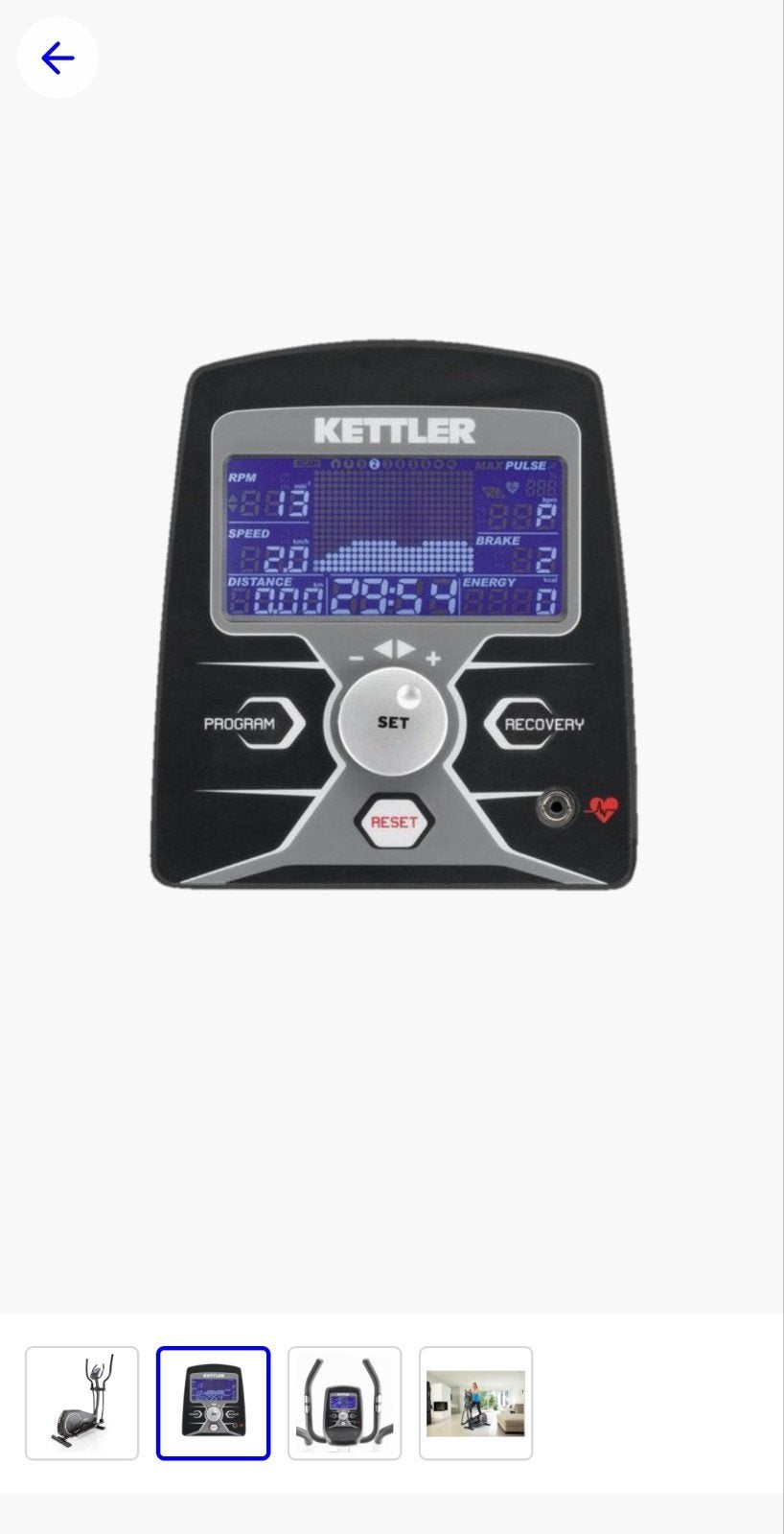 Kettler Rivo P  Crosstrainer en Giro P Hometrainer - nieuw, Ophalen, Nieuw, Metaal, Benen