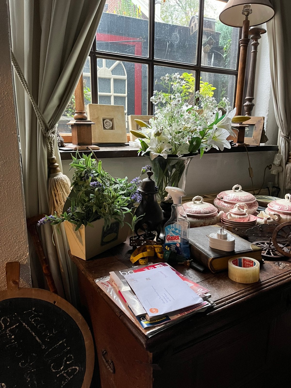 Brocante verkoop te Huizen, Ophalen