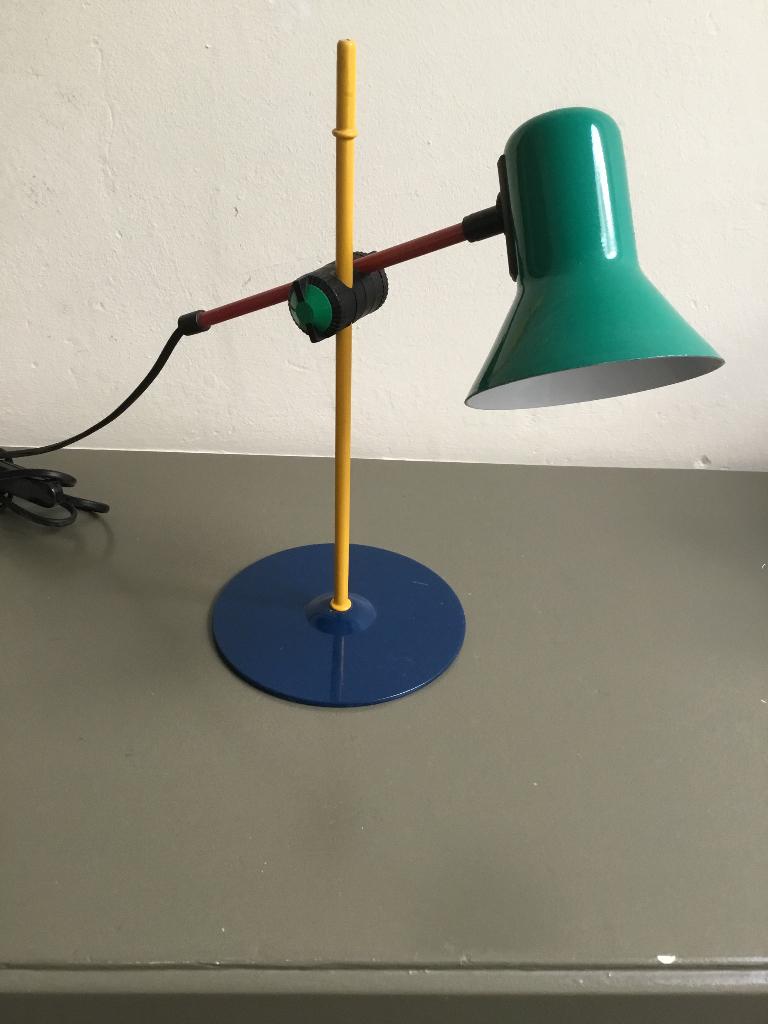 Veneta Lumi Italy lamp, Ophalen of Verzenden, Gebruikt, Metaal, Minder dan 50 cm