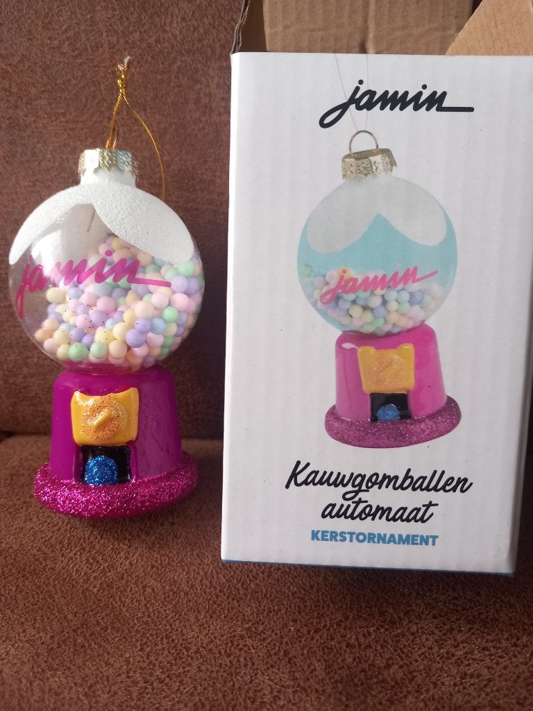 Jamin/ Kerstornament/ Kauwgomballen automaat, Ophalen of Verzenden, Nieuw