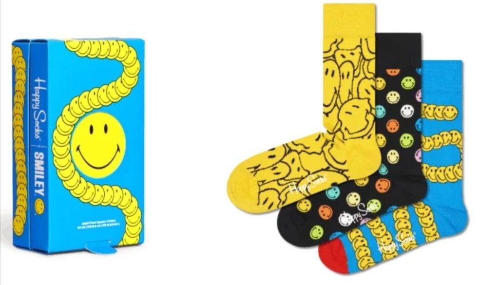Happy Socks 3-Pack Giftbox (36-40 / 41-46), Sokken en Kniesokken, Overige kleuren, Verzenden, Happy Socks