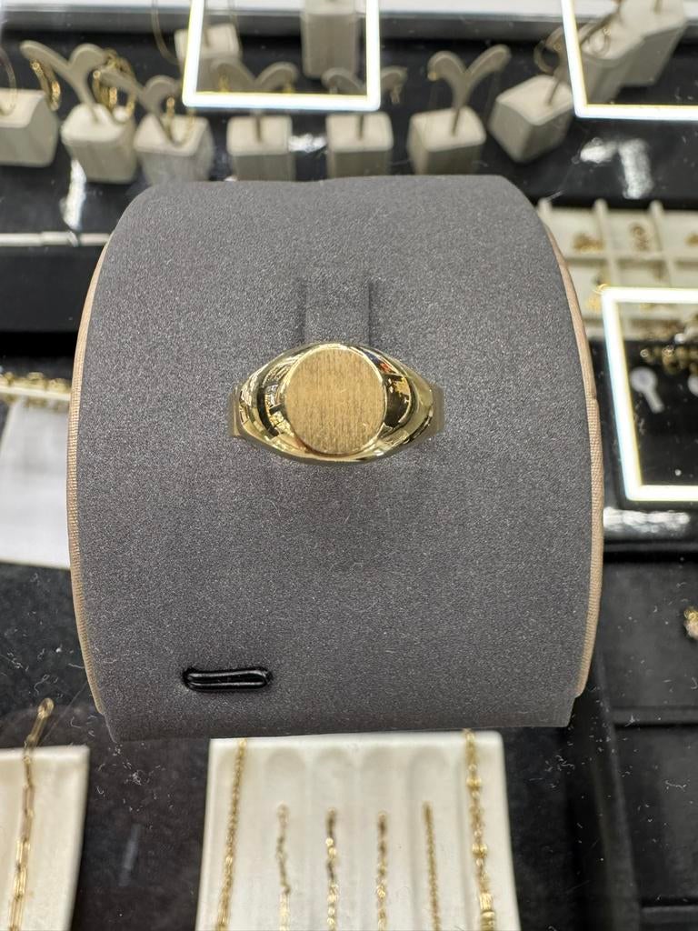 14k Goud - Gouden Ring - 14Karaat - Nieuw, Sieraden, Tassen en Uiterlijk, Ringen, 18 tot 19, Nieuw, Ophalen of Verzenden, Dame