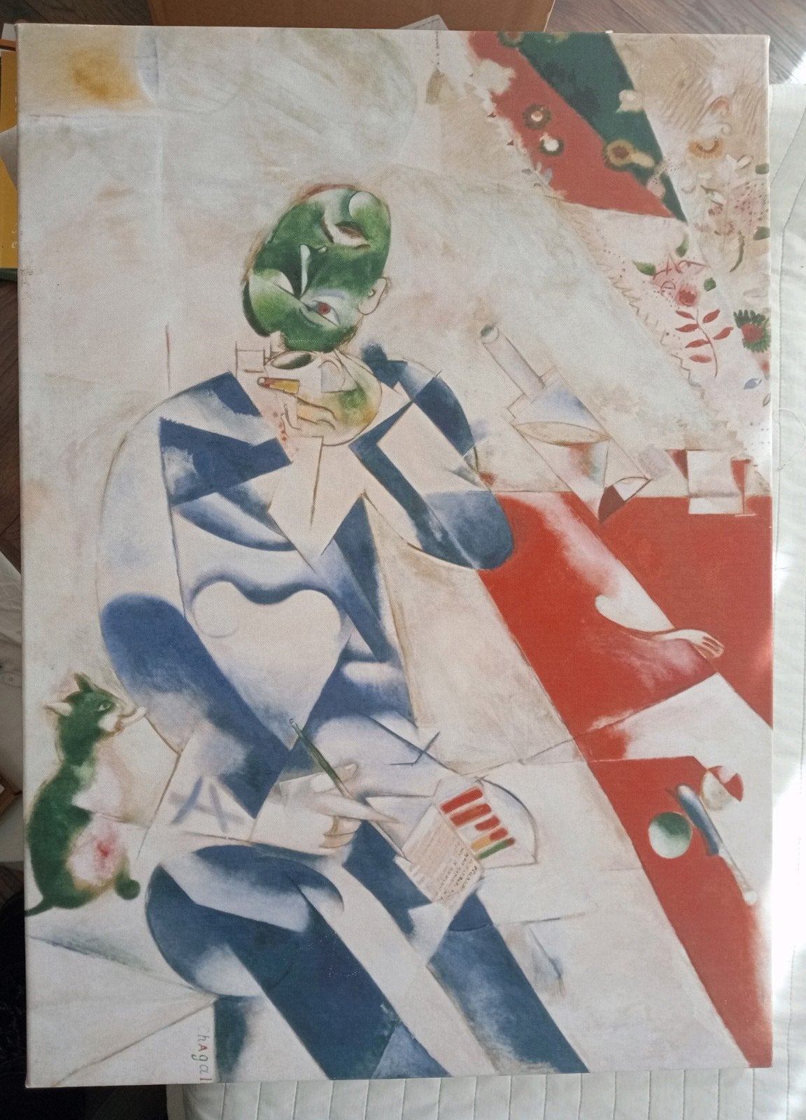 Marc Chagall print op canvas, Ophalen of Verzenden