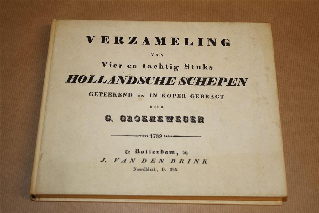 Verzameling 84 Hollandse schepen. Facsimile van 1789., Ophalen of Verzenden, Gelezen