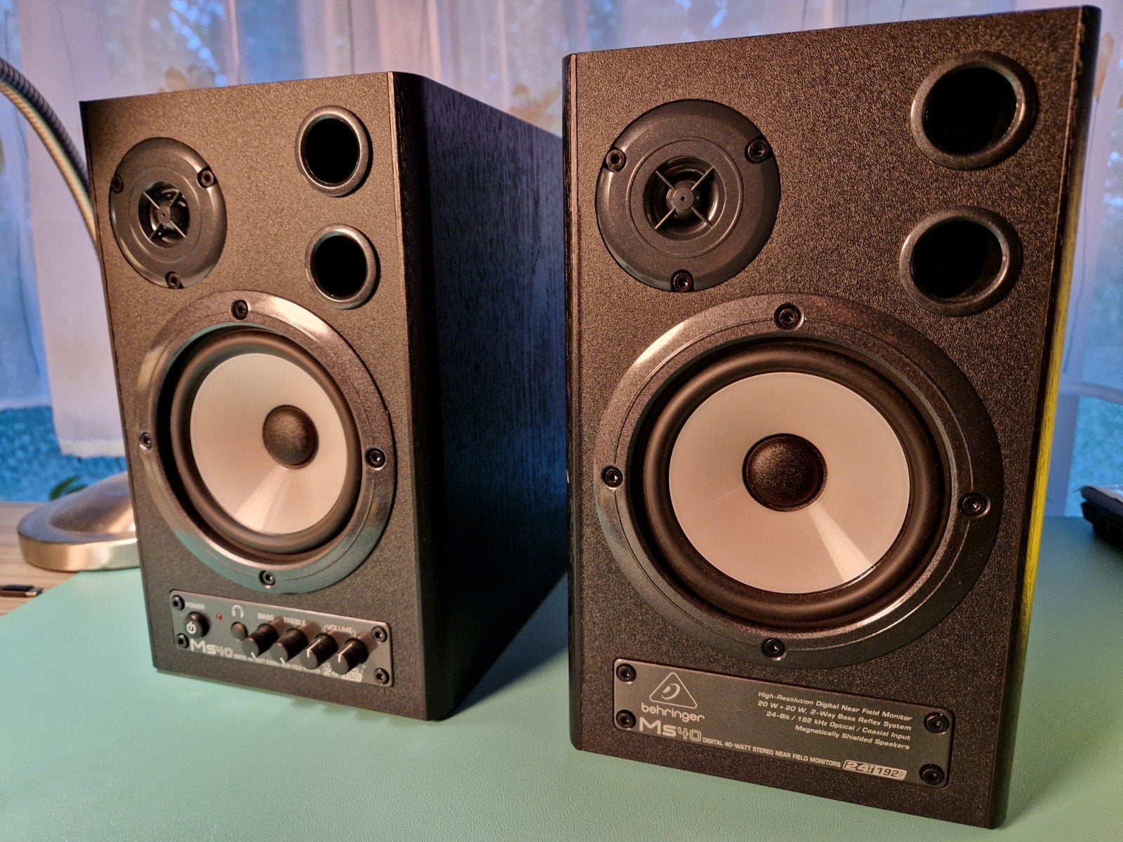 Behringer MS40 Digital Studio Speakers, Studiomonitor, Gebruikt, AUX-ingang, Minder dan 60 watt