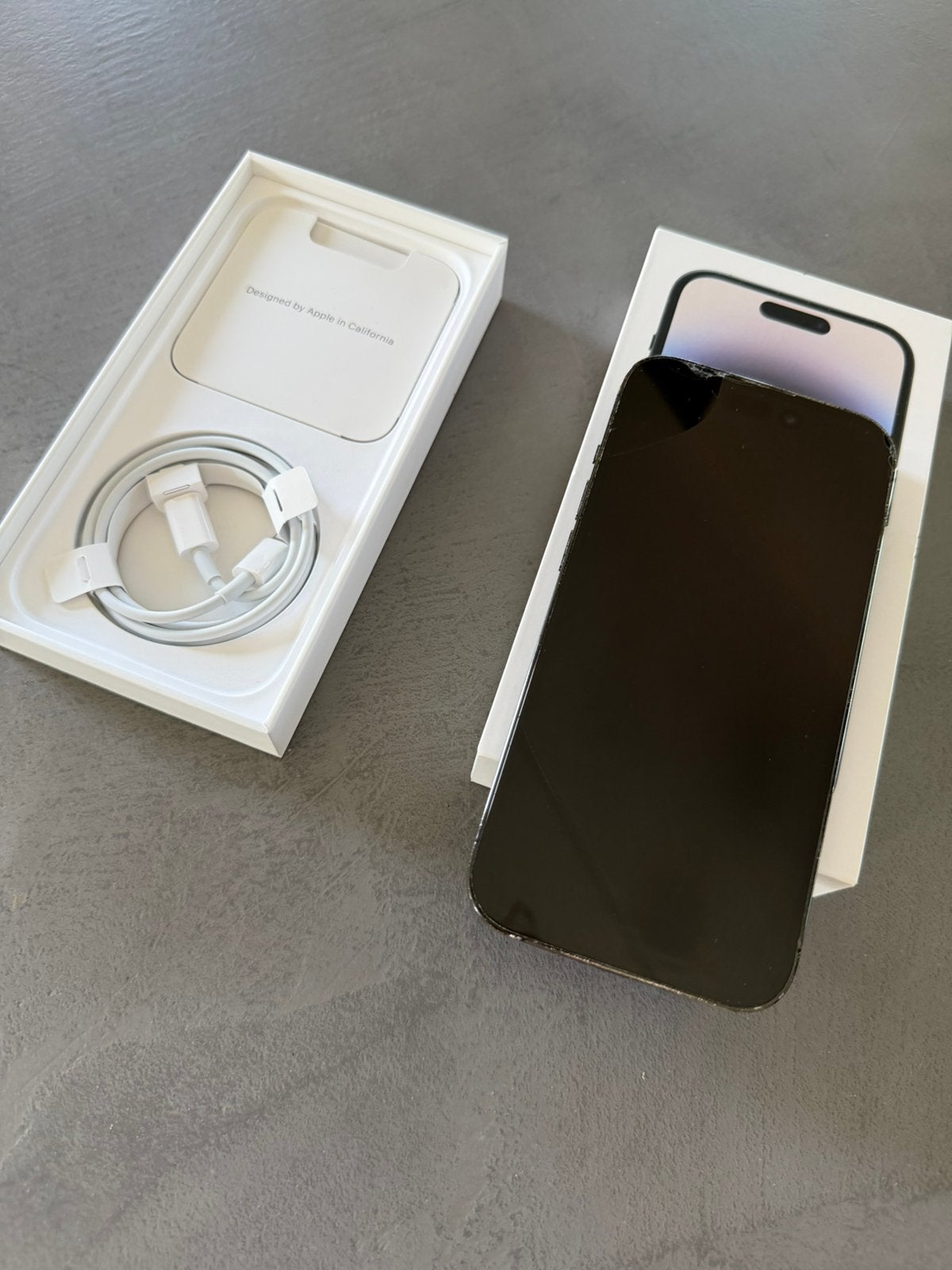 Iphone 14 Pro 128GB Black, Zwart, Ophalen of Verzenden, 81 %, Zonder simlock