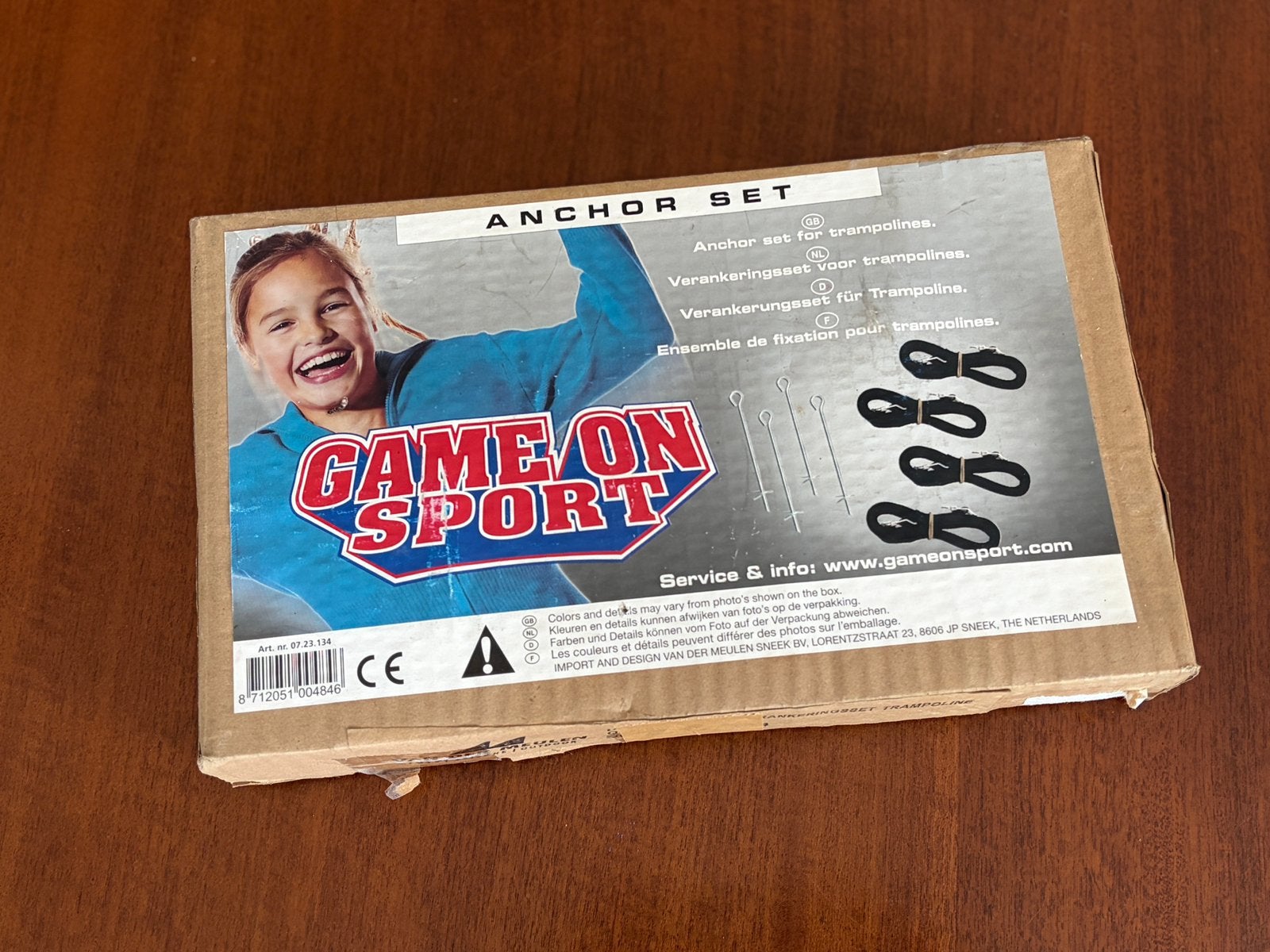 Game On Sport Ankers set voor trampoline, Ophalen of Verzenden, Nieuw