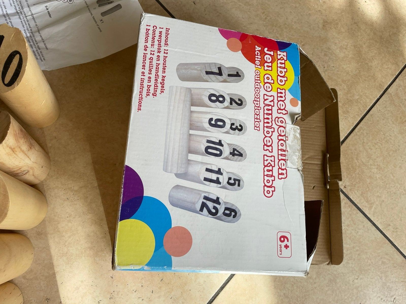 Jeu de number cubb spel leuk voor buiten en binnen, Ophalen of Verzenden, Zo goed als nieuw