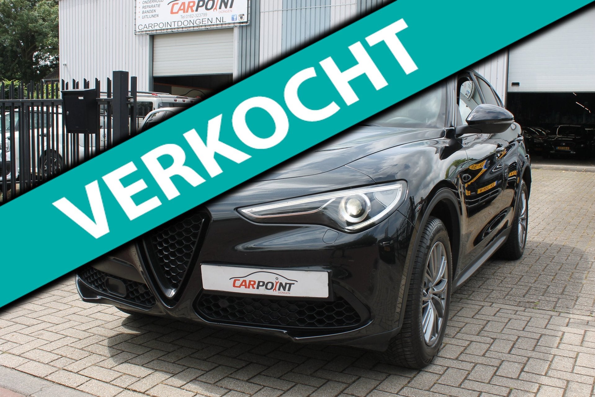 Alfa Romeo Stelvio 2.0 T AWD Q4 Leer Navi Blindspot Memory L, Automaat, Zwart, 4 cilinders, Automatische klimaatregeling