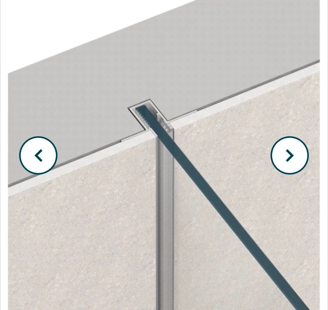 Inbouwprofiel 200cm voor douchewand - afhalen, Ophalen, Nieuw, Rvs, Douche