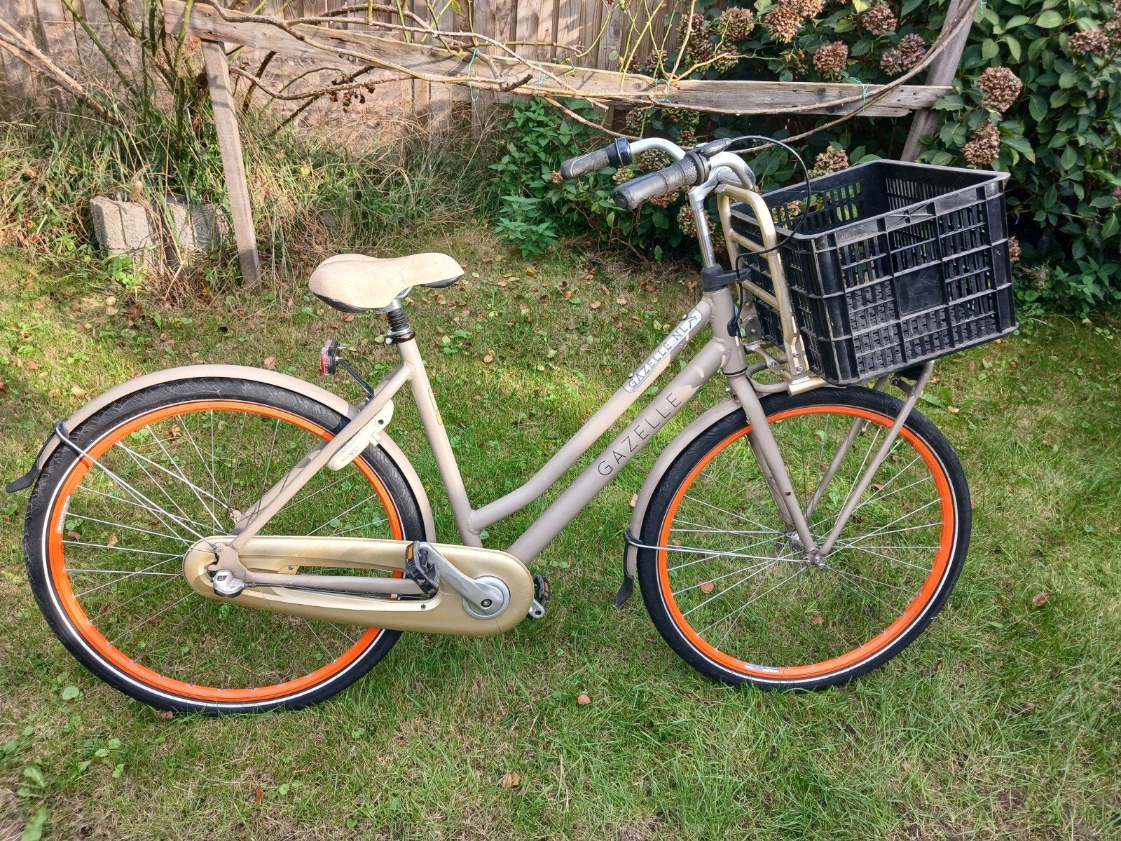 Gazelle/Dames fiets, Fietsen en Brommers, Ophalen, Versnellingen, 56 cm of meer, Zo goed als nieuw