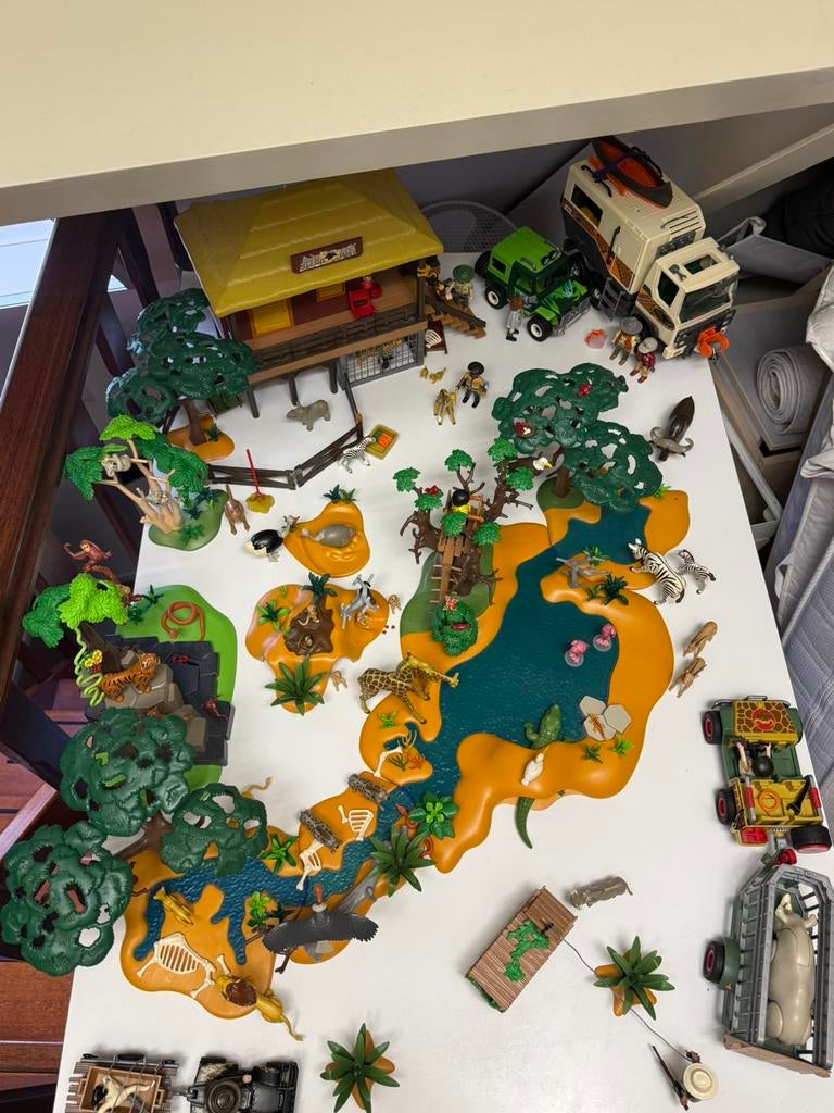 Playmobil safari compleet + extra sets., Kinderen en Baby's, Speelgoed | Playmobil, Ophalen, Zo goed als nieuw