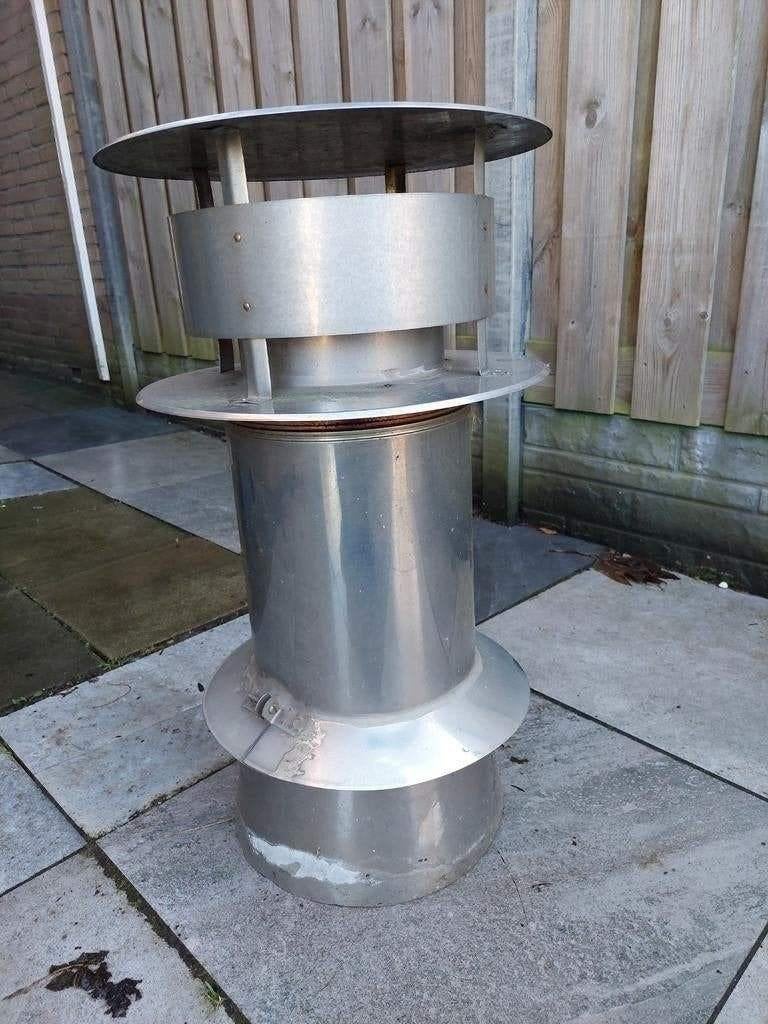 RVS Rookkanaal Afvoerkanaal Diameter 25-32cm, Ophalen, 30 tot 80 cm, Gebruikt, Overige typen
