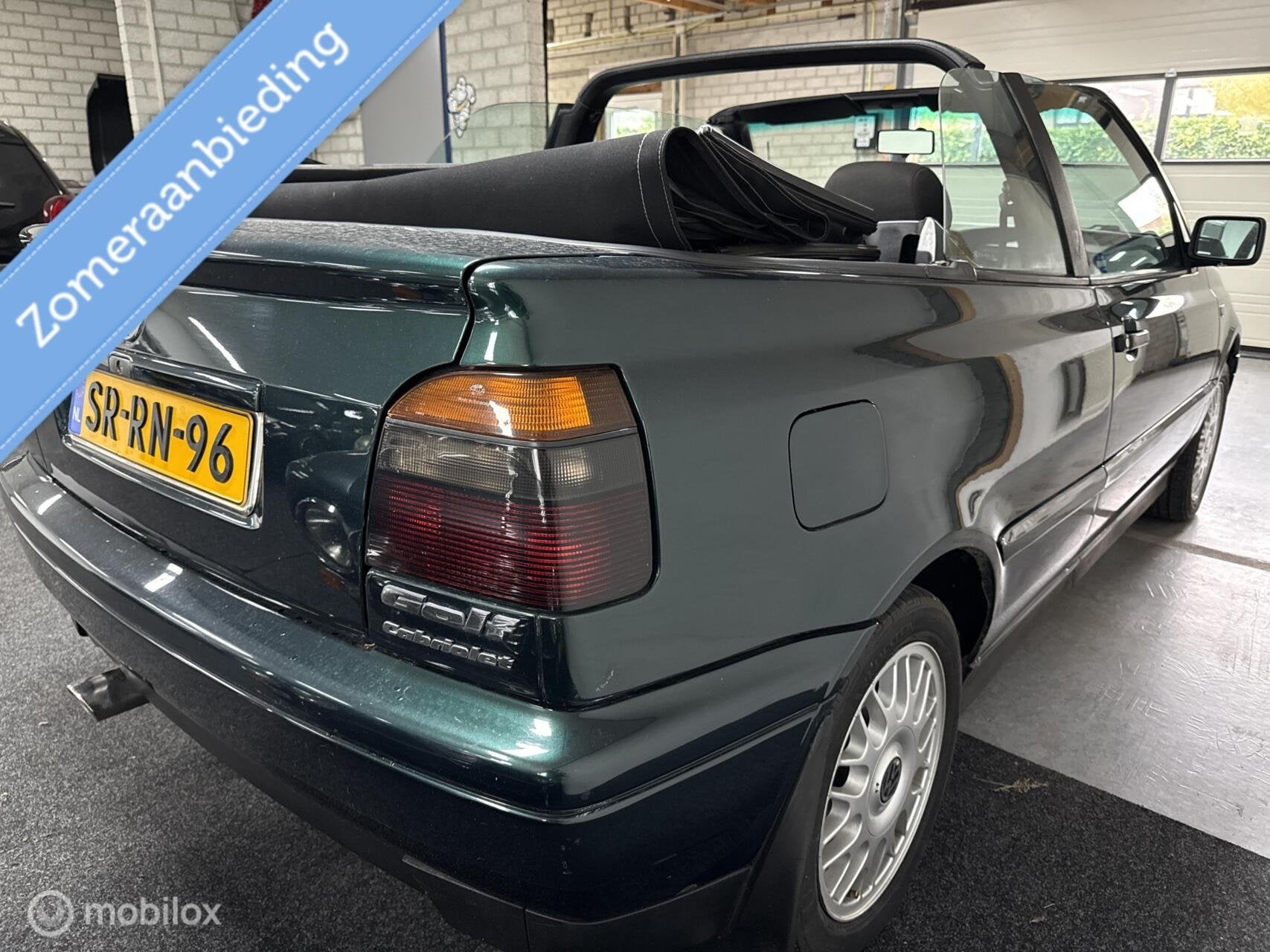 Volkswagen Golf Cabrio 1.8 Karmann | 1998 | BBS | Nieuwe Kap, Auto's, Gebruikt, Zwart, 4 cilinders, Cabriolet