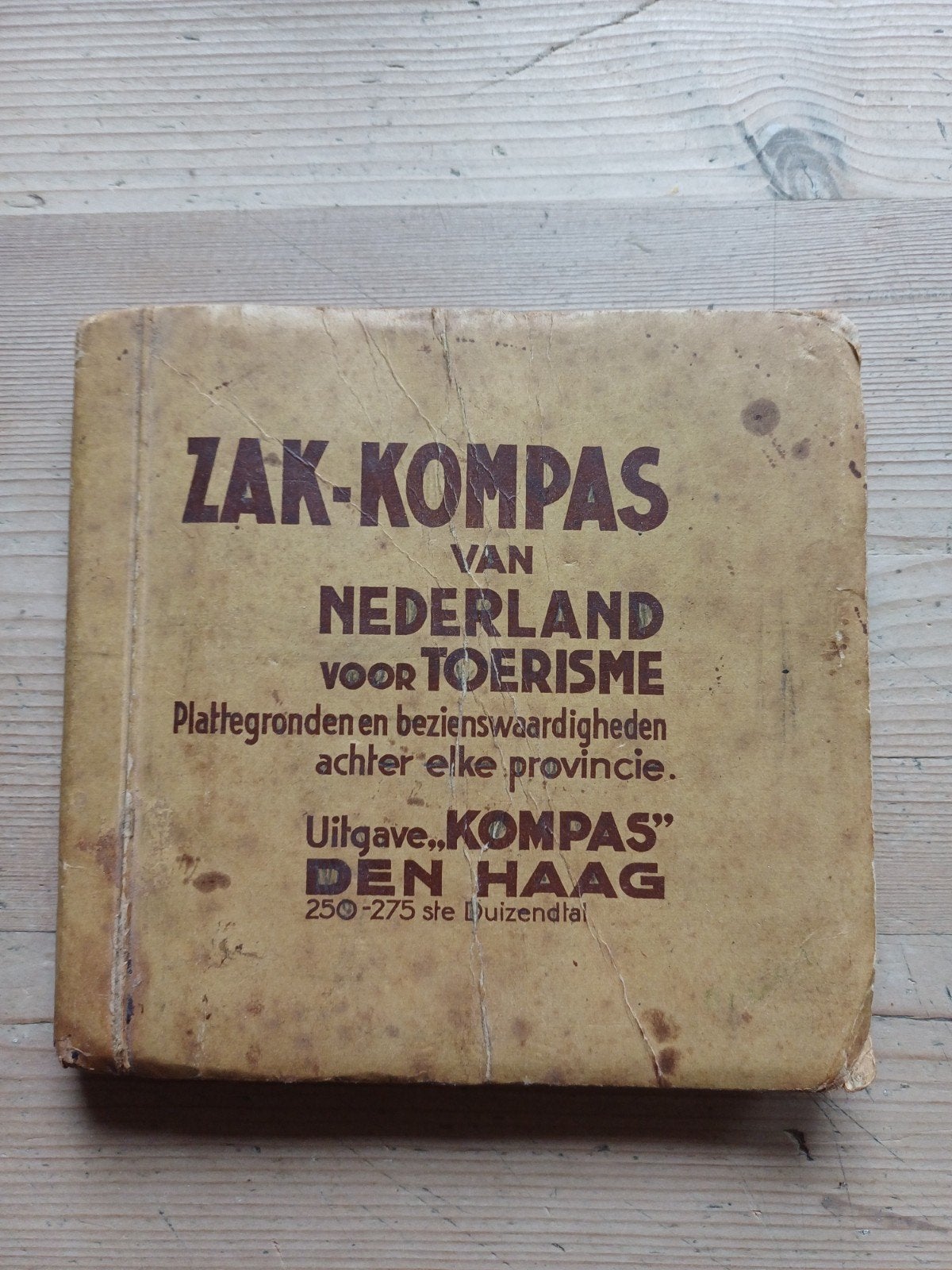 Zak-Kompas van Nederland voor Toerisme - Oude Kaarten, Boeken, Gelezen, Overige atlassen, Ophalen of Verzenden, 1800 tot 2000