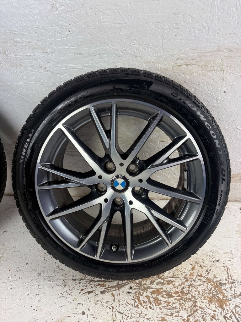 3. Originele BMW 1 2-Serie velgen 17" 5x112 Style 489 winter, Niet ingevuld, Gebruikt, Banden en Velgen, Niet ingevuld