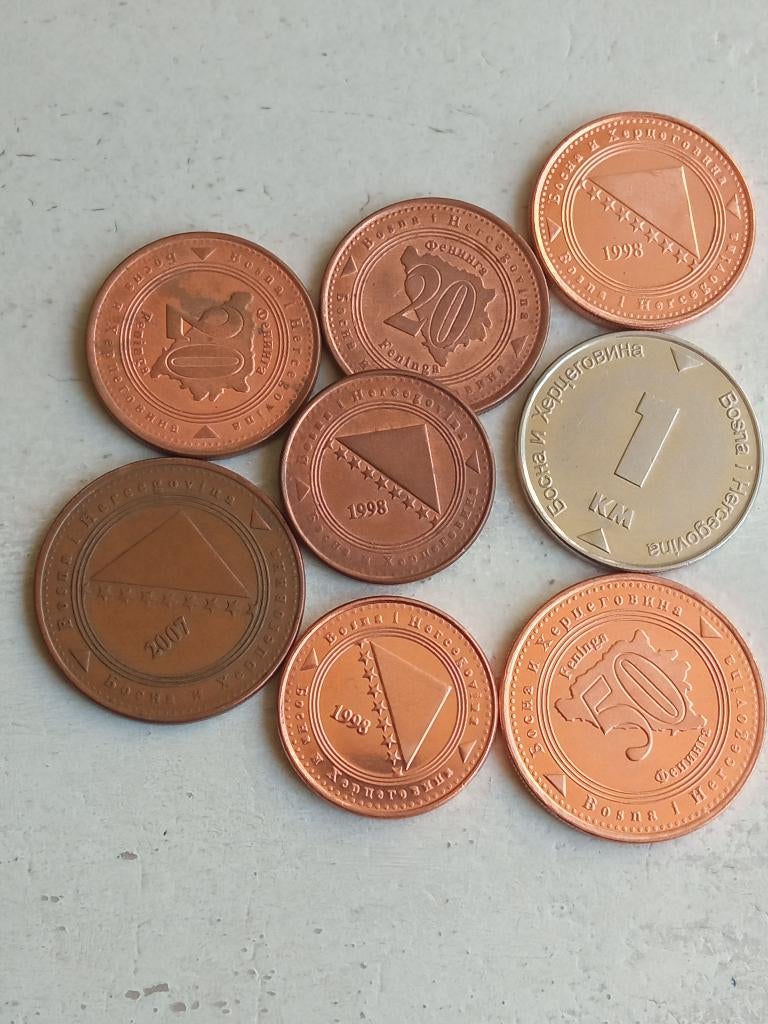 Bosnië en Herzegovina lot munten., Ophalen of Verzenden, Overige landen, Setje