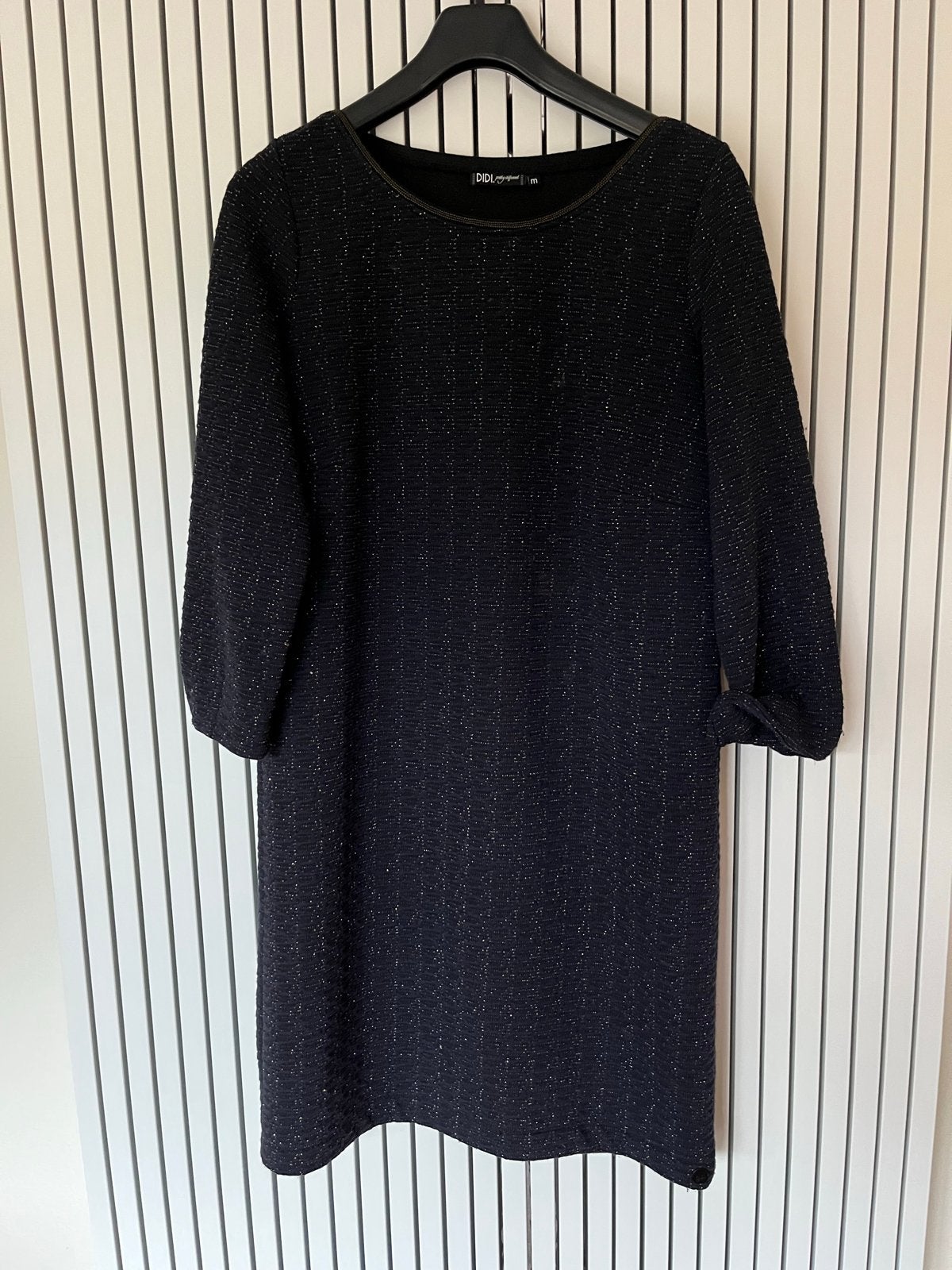 DIDI jurk maat M zwart met glitter, Maat 38/40 (M), Zwart, Ophalen of Verzenden, Zo goed als nieuw