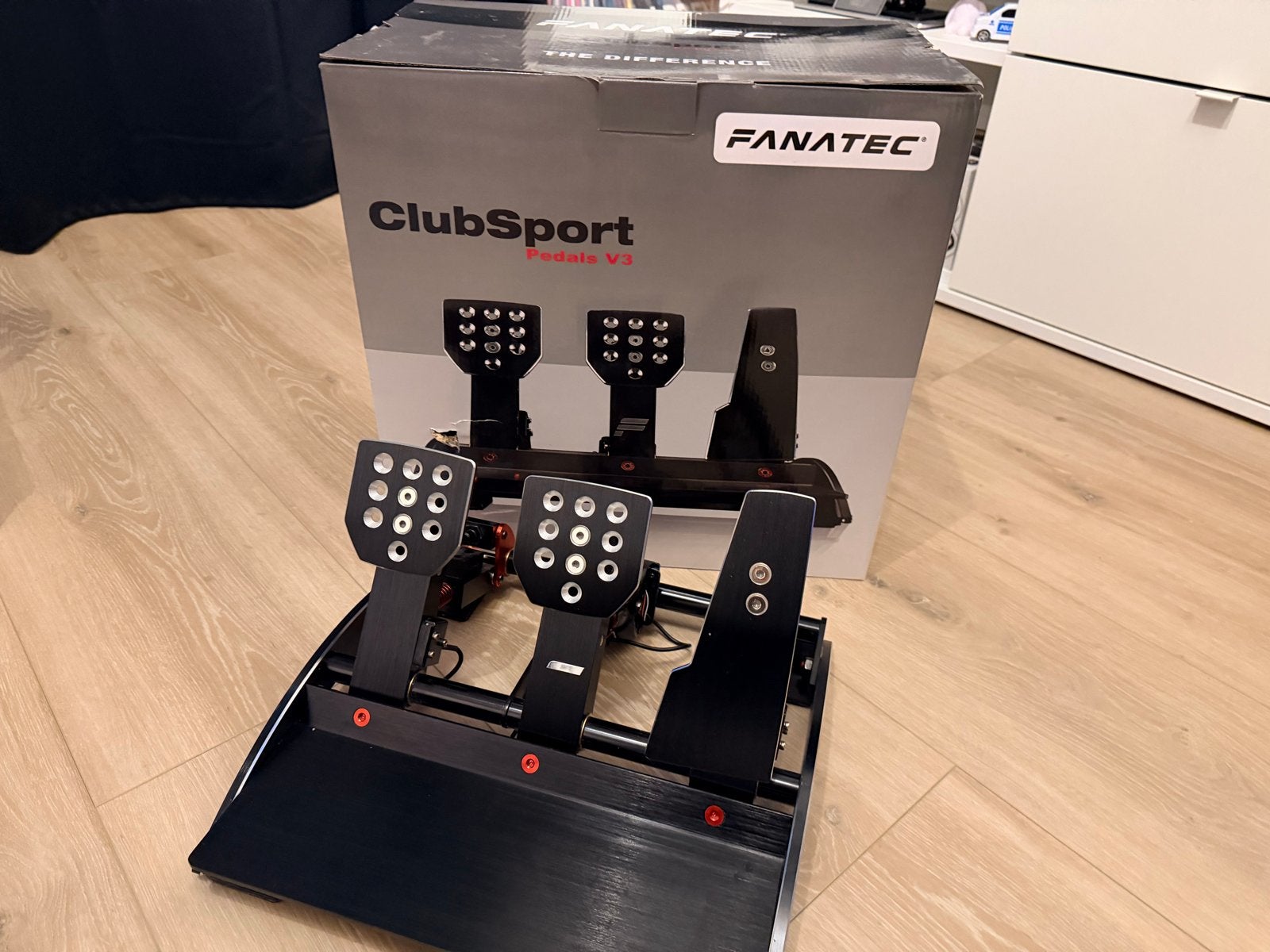 Fanatec ClubSport Pedals V3 - Zo goed als nieuw, Force feedback, Ophalen of Verzenden, Zo goed als nieuw, Overige typen