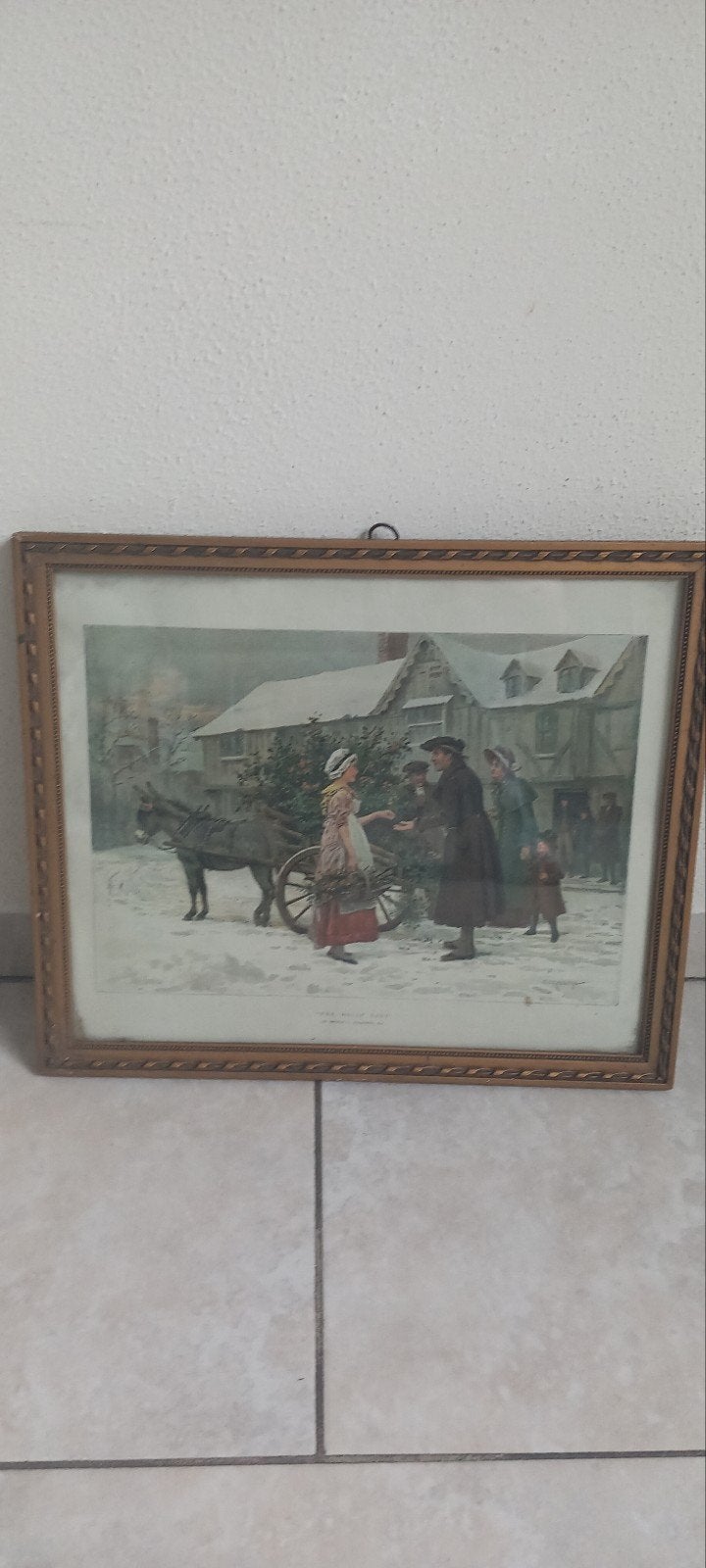 gratis schilderij met goudkleurige rand, Ophalen