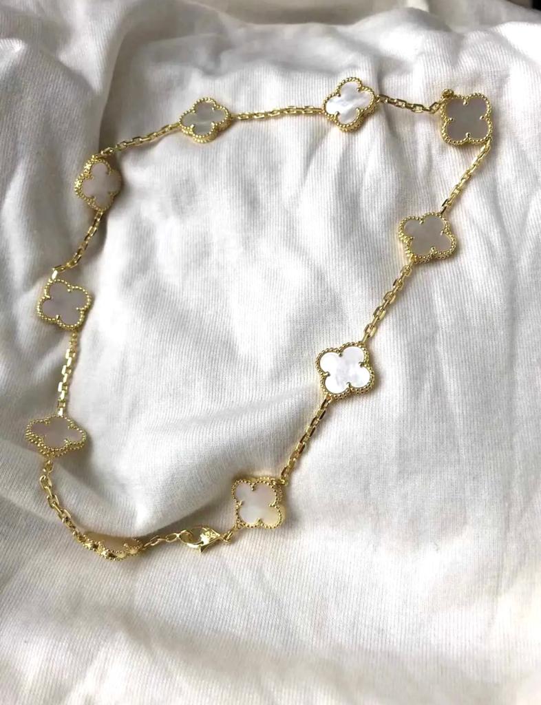 Van cleef ketting, Ophalen of Verzenden, Nieuw, Goud, Overige materialen