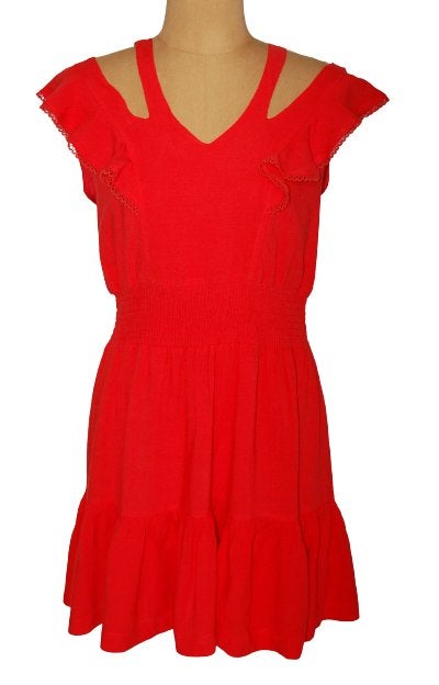 Nieuwe Suncoo Paris jurk, Cyrine, rood, Mt. S, Verzenden, Nieuw, Suncoo, Maat 36 (S)
