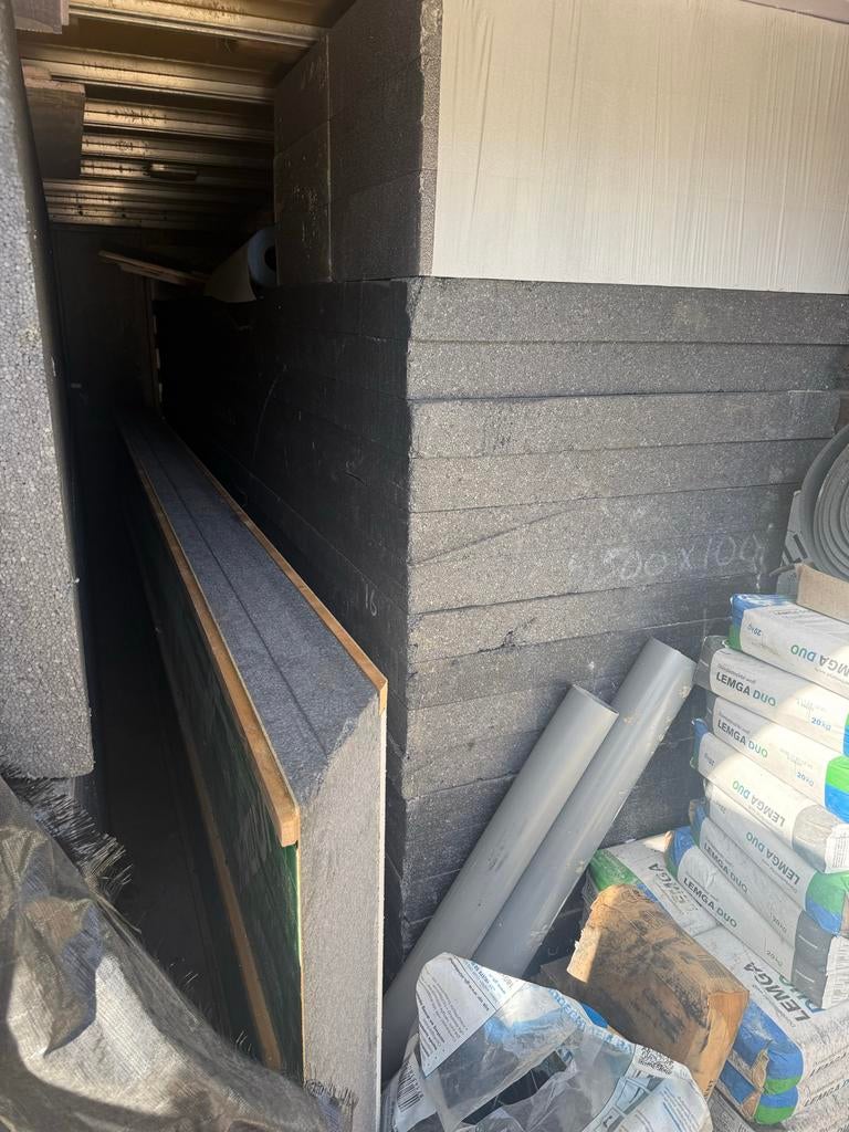 Nieuwe EPS Isolatieplaten 100mm drukvast 117m2 - 26 platen, Ophalen, Nieuw, 15 m² of meer, Vloerisolatie