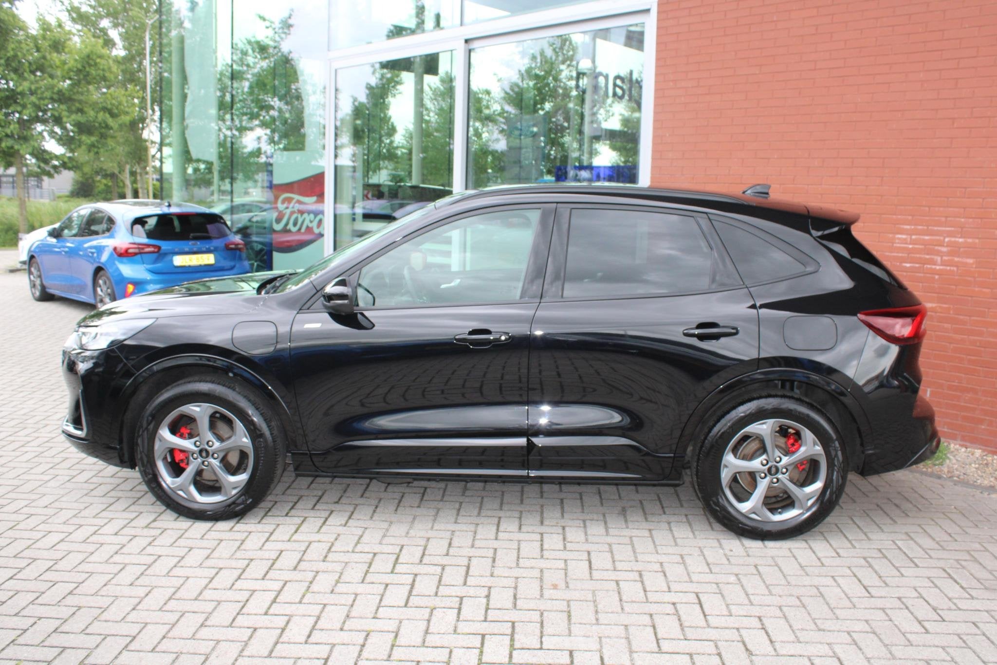 Ford Kuga 2.5 PHEV ST-Line X | Trekhaak | Winterpack | AGR s, Auto's, Ford, 14 kWh, Gebruikt, Leder en Stof, Zwart