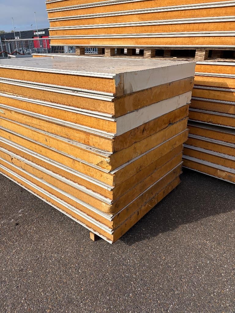 Sandwichpanelen glad wand platen paneel ( 311 ), Doe-het-zelf en Verbouw, Platen en Panelen, Ophalen, Gebruikt, Nb, Nb