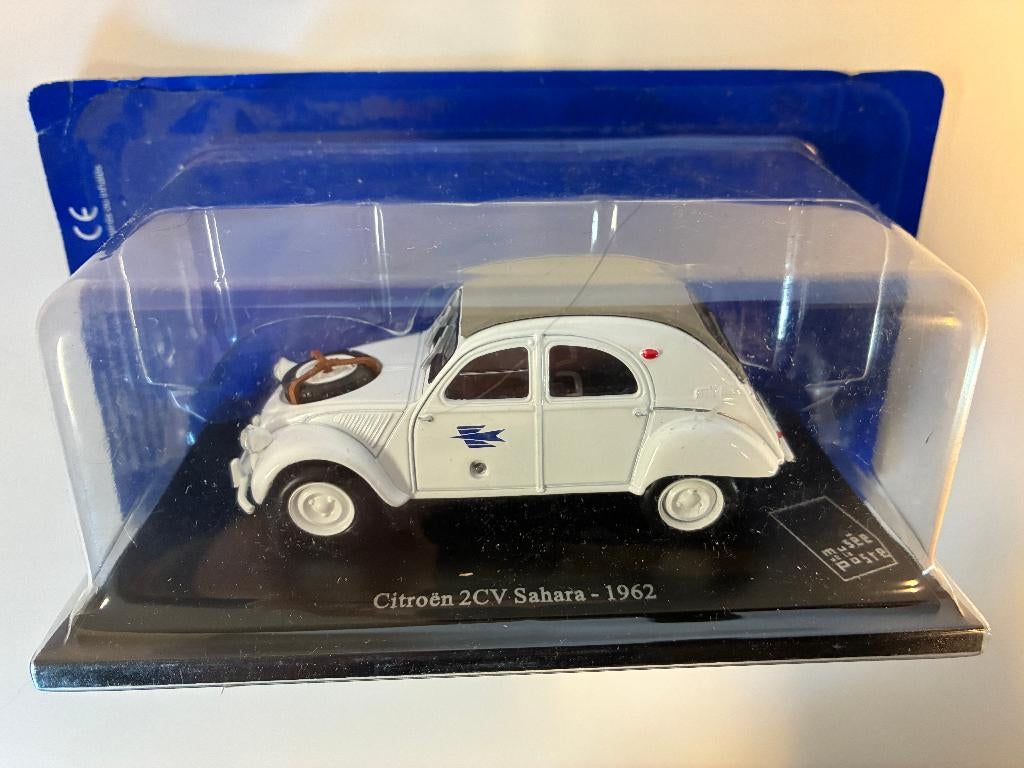 27740: Citroën 2CV Sahara - La Poste - 1962 - Atlas 1:43, Auto, Nieuw, Ophalen of Verzenden, Bachsatztstr. 54 D 72131 Ofterdingen, Germany