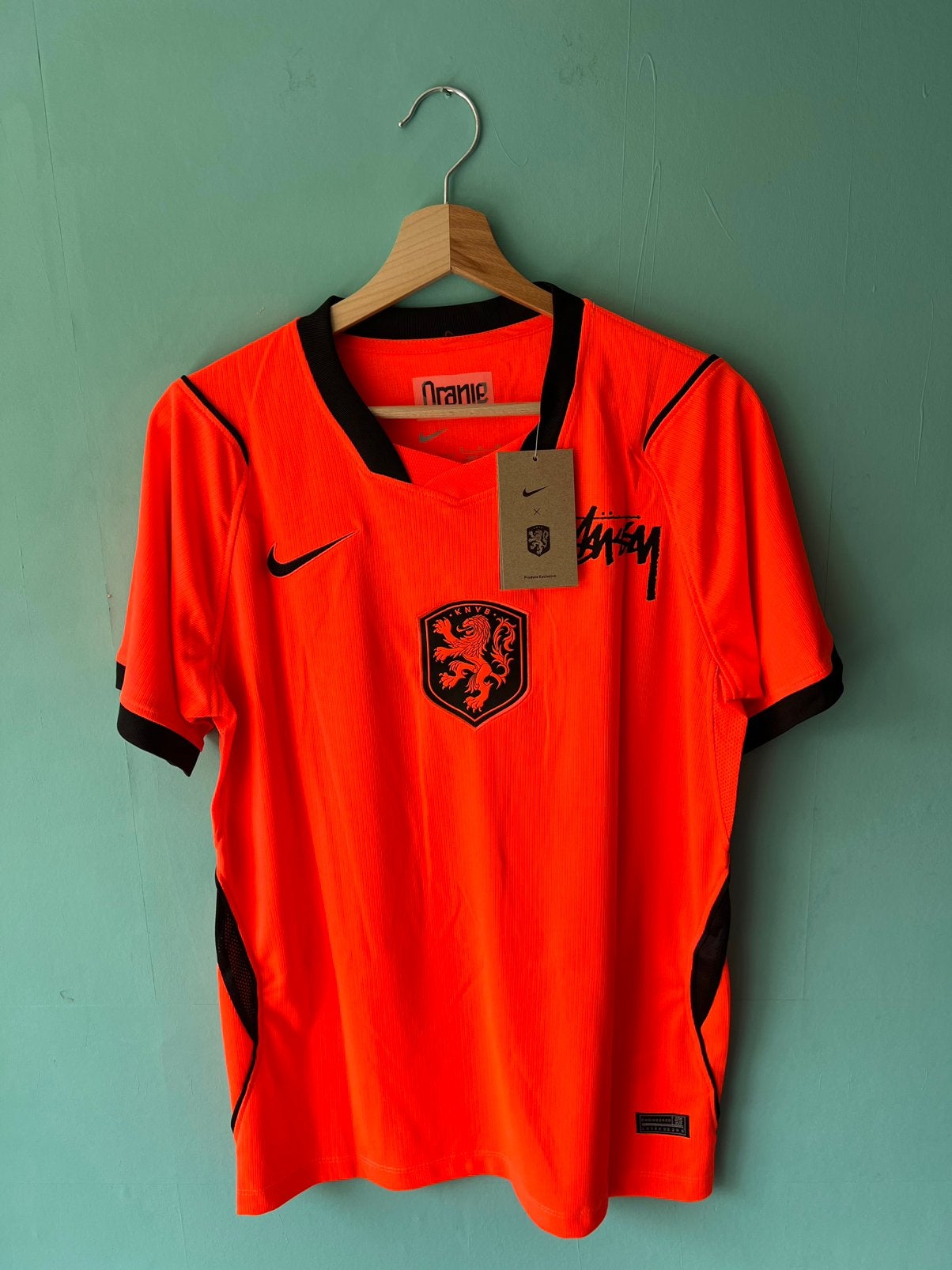 Nederlands elftal thuisshirt WK 2026 Stüssy  Maat S, Nieuw, Oranje, Ophalen of Verzenden, Nike
