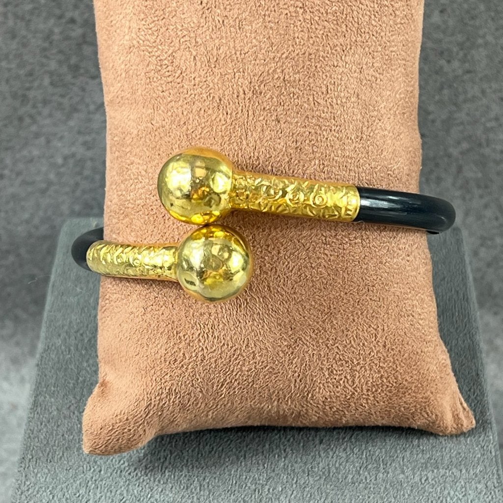 Gouden Armband | 18k | 12,35g | bangle 6,5ø | 414560, Ophalen of Verzenden, Gebruikt, Goud, Goud
