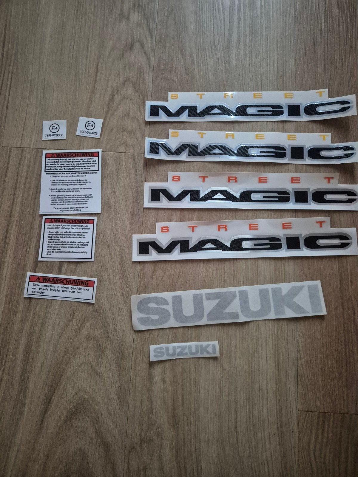 Suzuki streetmagic (street magic) stickers, Ophalen, Nieuw, Overige typen, Suzuki