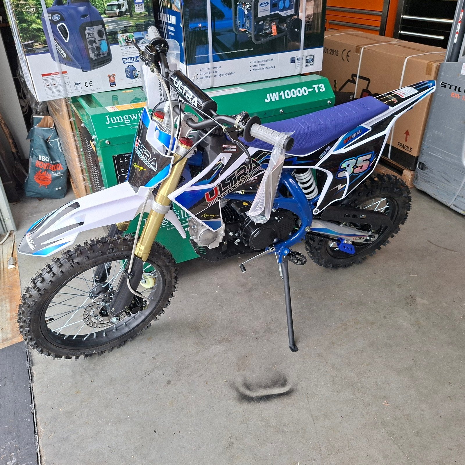 nieuwe 125cc ultra pitbikes / elektrische start. op voorraad, Ophalen of Verzenden, Nieuw