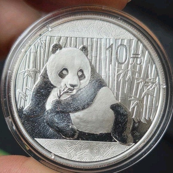 1oz China panda 2015 Zilver 999, Verzenden, Zilver