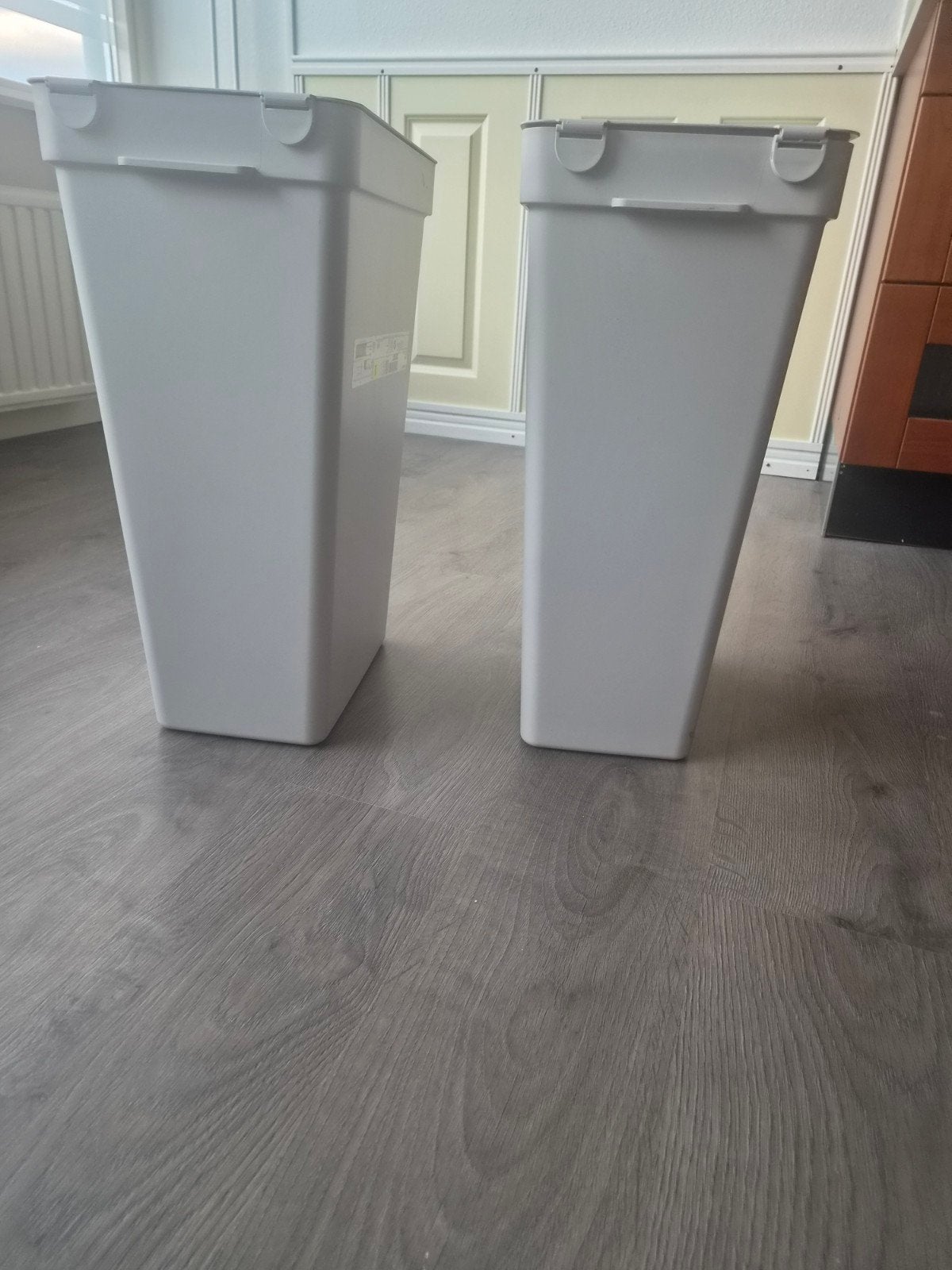 2 Afvalbakken 35L - Ideaal voor afvalscheiding, Huis en Inrichting, 30 tot 40 liter, Ophalen, Nieuw, Kunststof