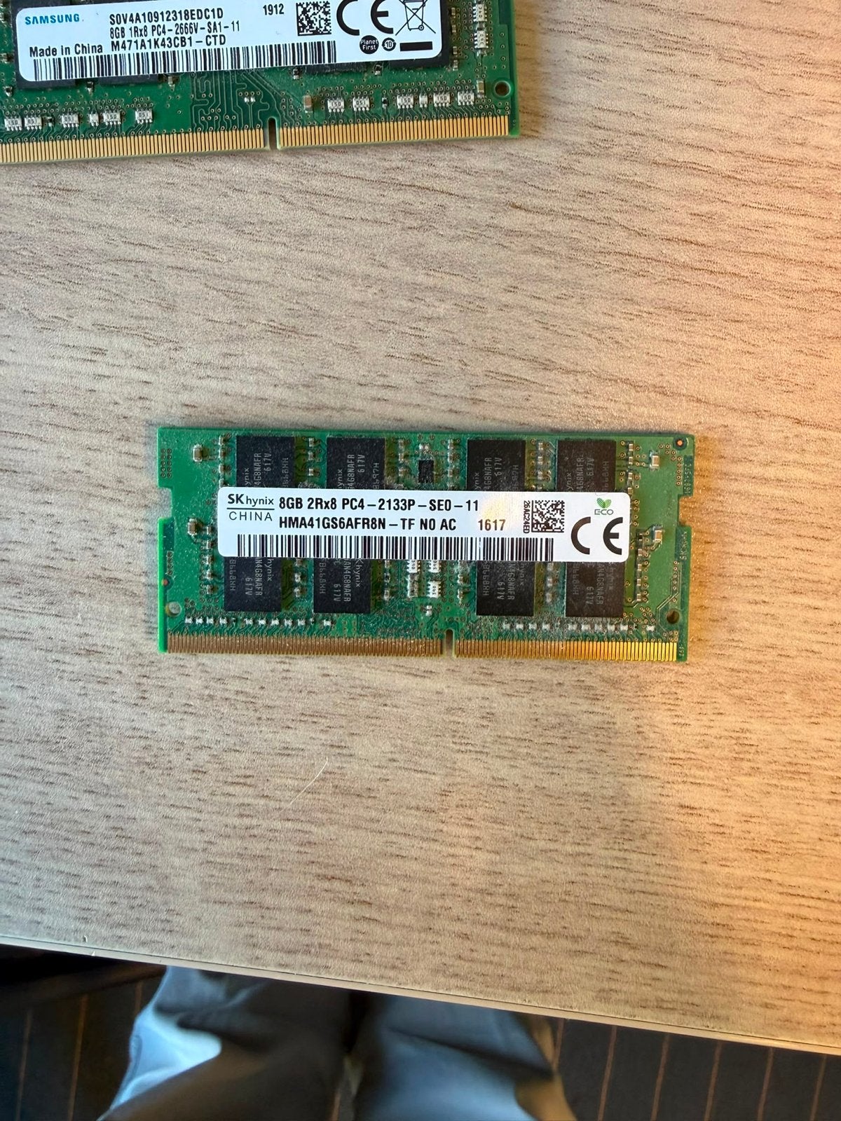 RAM Geheugen 8GB DDR4 voor Laptop/Desktop, Gebruikt, Server, DDR4, 8 GB