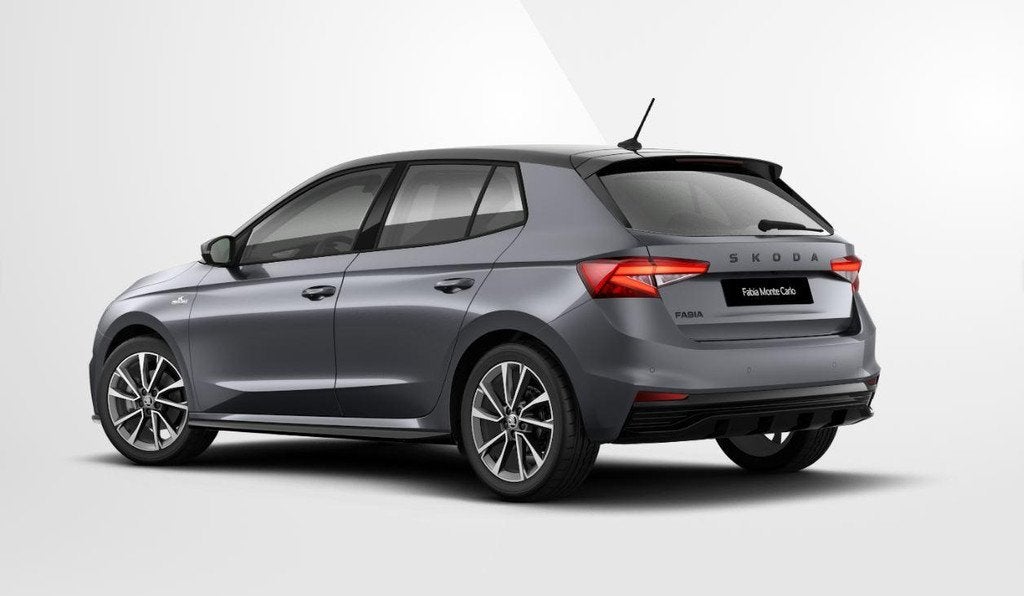 Skoda Fabia 1.0 TSI Monte Carlo, 3 cilinders, Zilver of Grijs, Benzine, Fabia