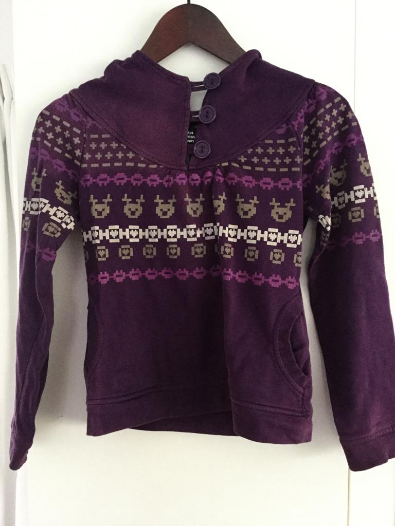 Paarse kindertrui, maat 140, Kinderen en Baby's, Kinderkleding | Maat 140, Ophalen of Verzenden, Jongen of Meisje, Trui of Vest