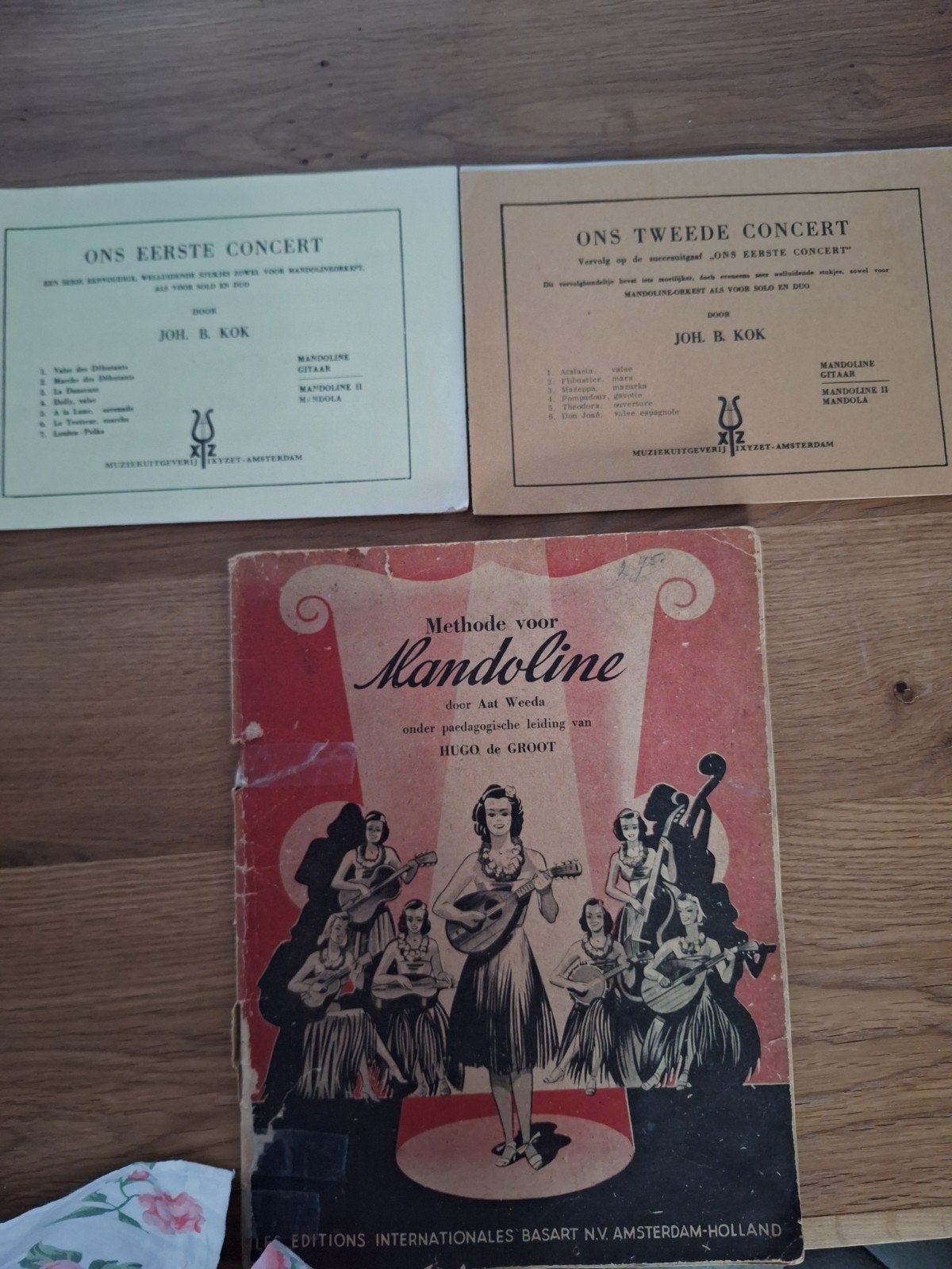 Vintage Mandoline Bladmuziek: Methode & Concerten, Ophalen of Verzenden
