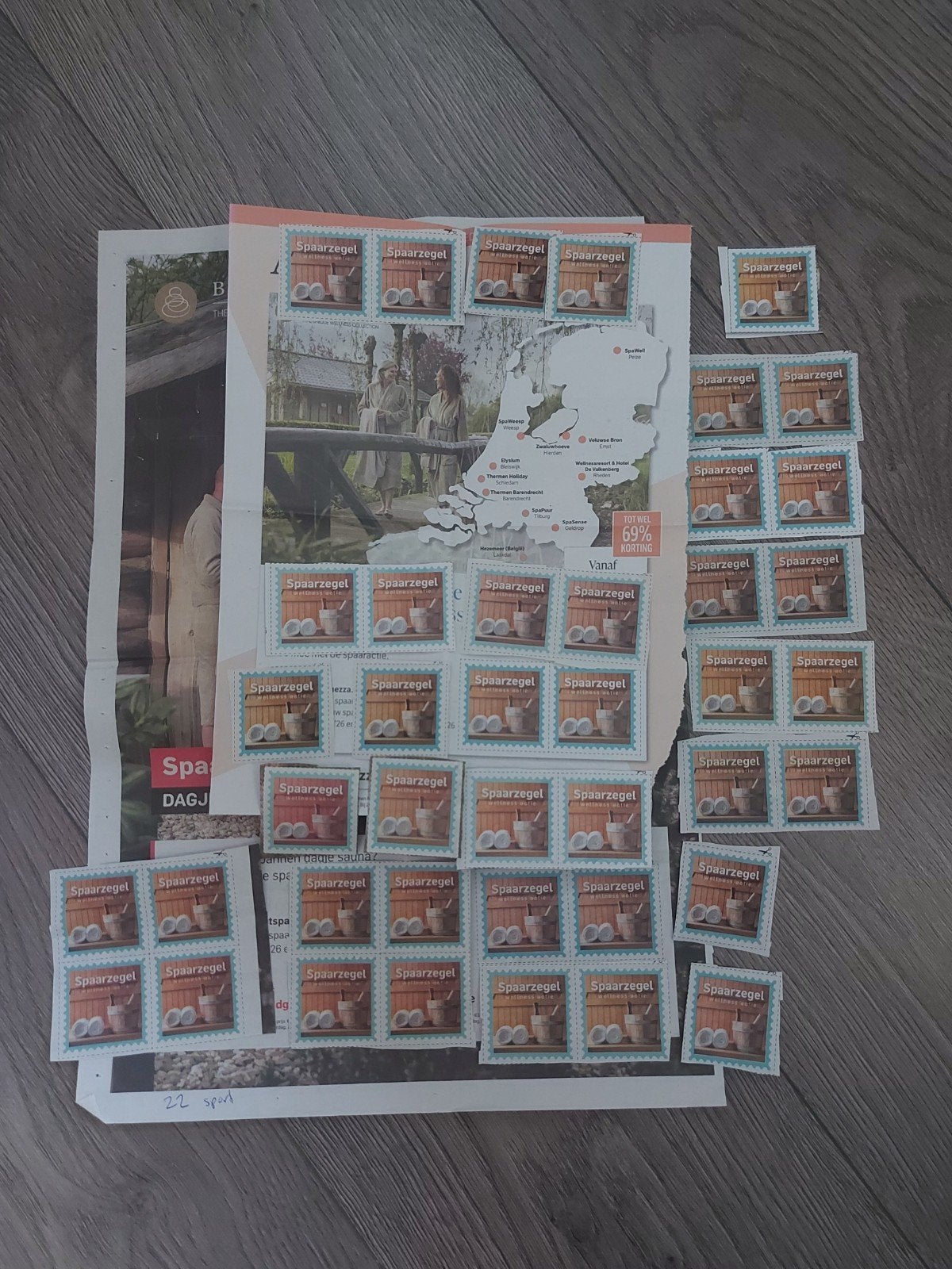 24 krantenzegels voor een dagje wellnes met hoge korting, Eén persoon, Kortingsbon, Spa of Sauna