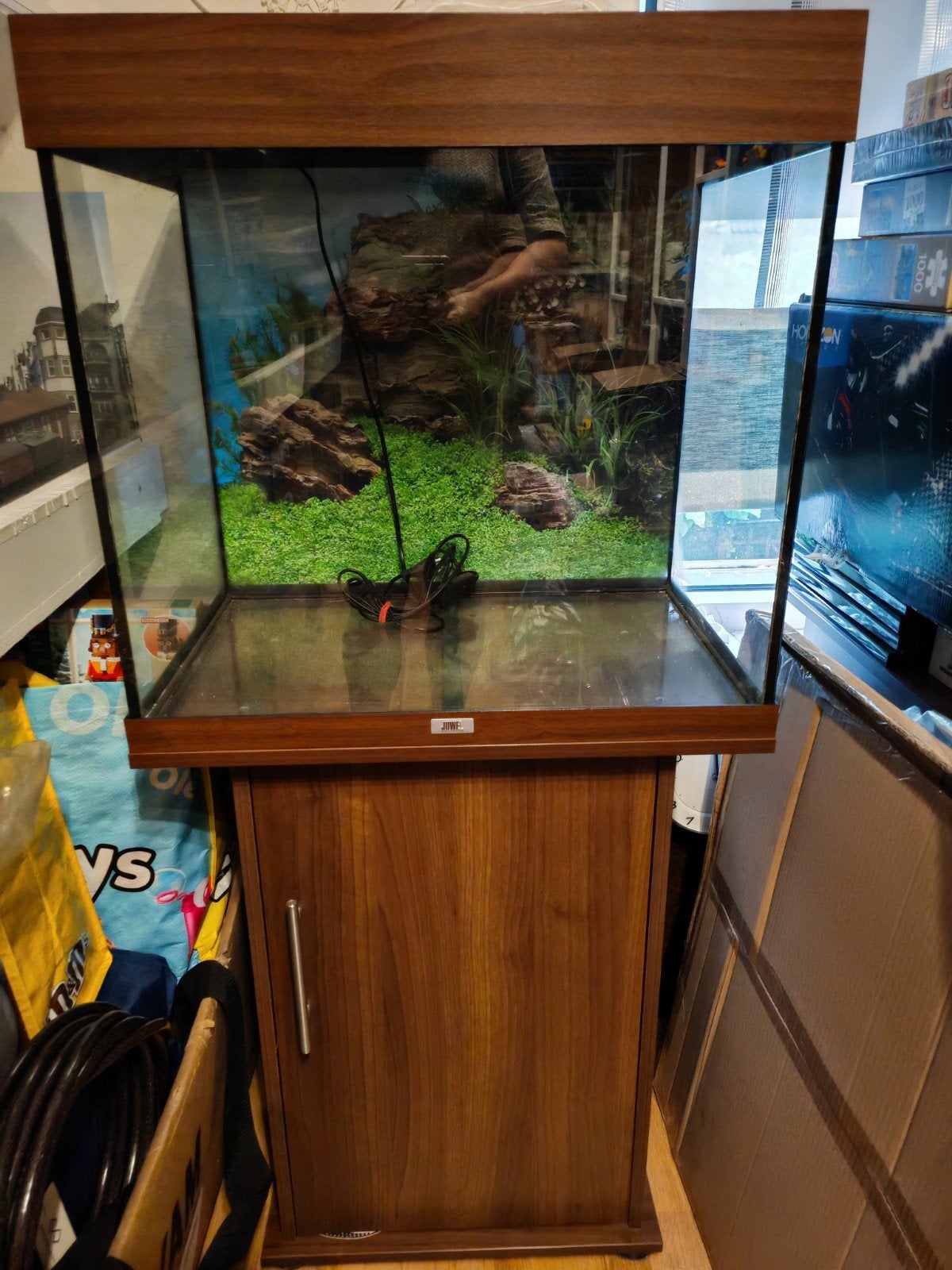 Juwel lido 120 met kast, Dieren en Toebehoren, Vissen | Aquaria en Toebehoren, Ophalen, Gebruikt, Leeg aquarium, Juwel
