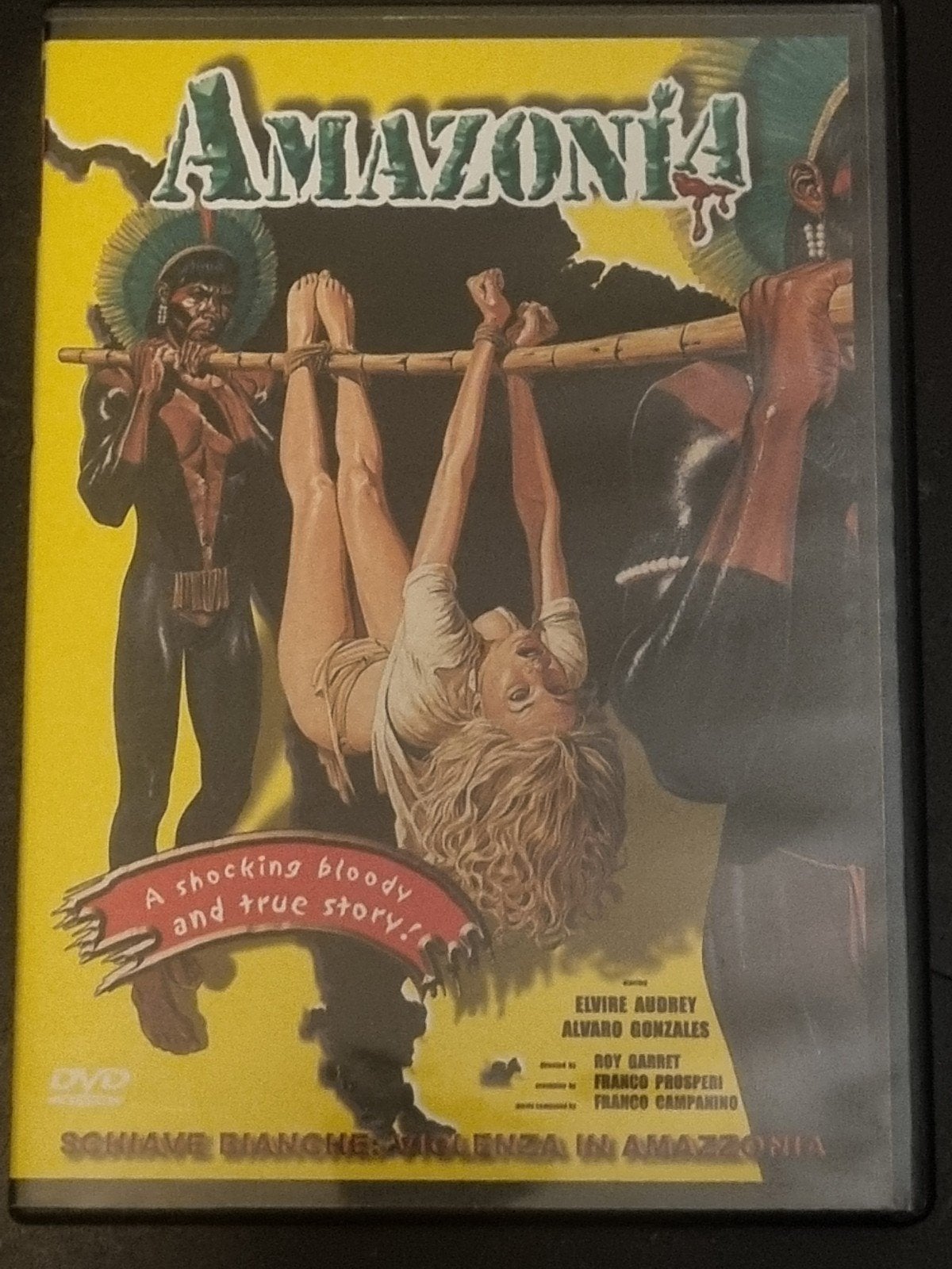 Amazonia DVD - Exploitation Classic, Vanaf 16 jaar, Overige genres, Ophalen of Verzenden, Zo goed als nieuw