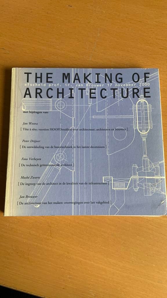 The making of architecture, Ophalen of Verzenden, Zo goed als nieuw, Architectuur algemeen