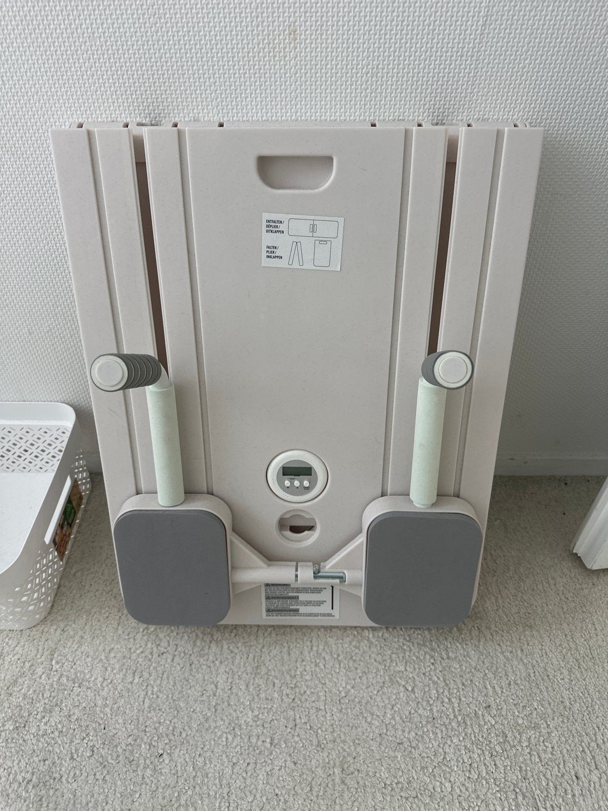 Opvouwbare hometrainer, Ophalen, Gebruikt