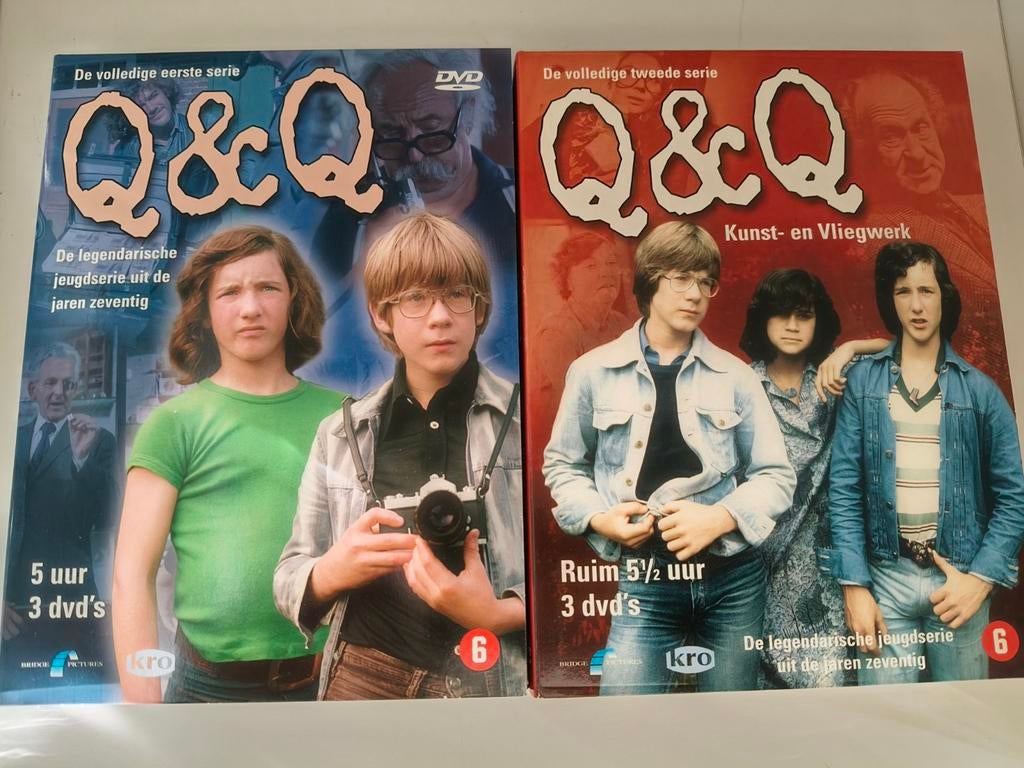Q & Q - De complete serie / Seizoen 1 + 2 ~ 6DVD Totaal, Cd's en Dvd's, Dvd's | Tv en Series, Ophalen, Zo goed als nieuw, Actie en Avontuur