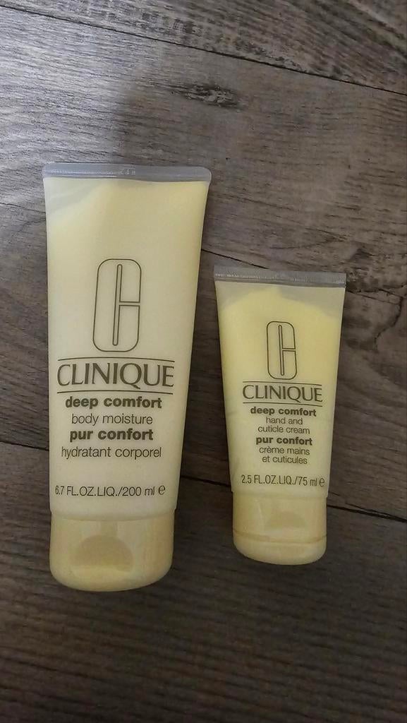 Clinique Deep Comfort Body Moisture & Hand Cream Set, Ophalen of Verzenden