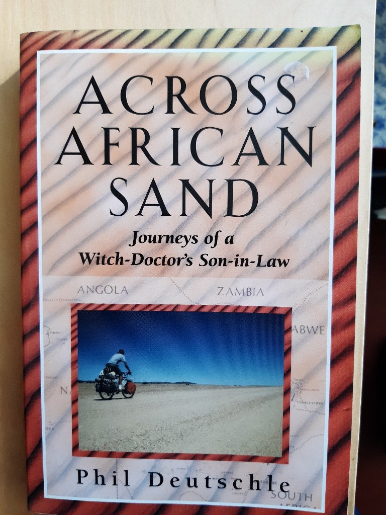 Afrika, Cycling Across African Sand, Phil Deutschle, € 5,=, Overige merken, Afrika, Zo goed als nieuw, Reisgids of -boek